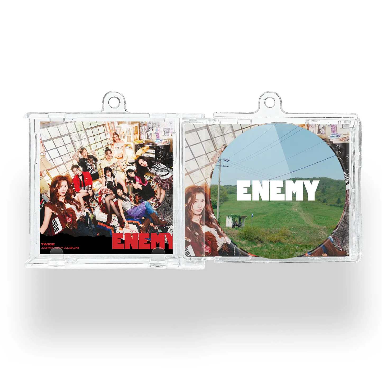 Anillo de llave NFC Mini CD [TWICE/ENEMY]
